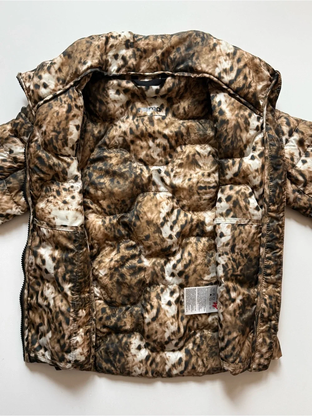 Reima x WWF Girls Veke Ilves Jacket, Lynx Print - Size 6Y